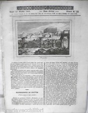 ANTIQUE ENGRAVING PRINT 1844