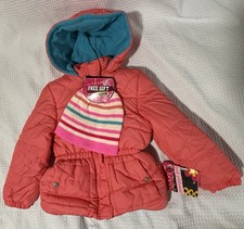 🎅🏻 Giacca puffer bambina 5/6 e cappello berretto a righe nuovo con etichetta
