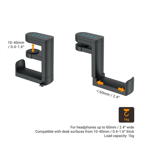 Supporto per cuffie - , 360°