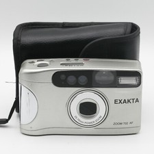 EXAKTA ZOOM 702 AF 35mm film camera made in Germany + strap + case RARE!