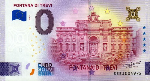 Banconota zero euro - zero, 0
