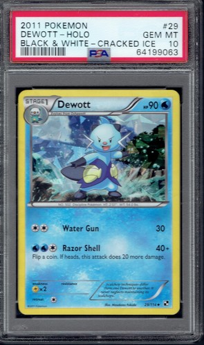 Pokémon dewott cracked ice - dewott,