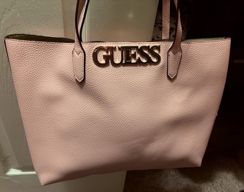 Borsa guess pelle rosa - in,