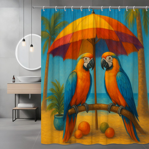Tenda doccia tropicale - tenda,