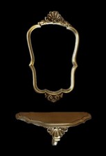 Vintage Wandspiegel-Garnitur