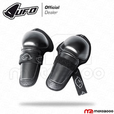 GINOCCHIERE UFO PROTEZIONI GINOCCHIA OMOLOG. BAMBINO KID MOTO CROSS ENDURO NERE