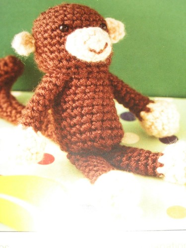Scimmia amigurumi - scimmia,, (#920-13)