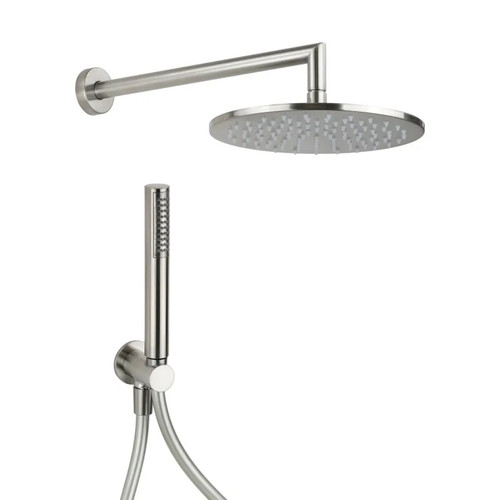 Kit doccia colore nickel