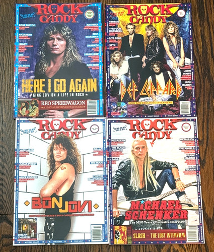 Rock candy magazine - lot, (4)