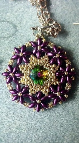 Collana artigianale con - collana,