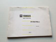 Yamaha DT 125 LC 2AJ 1986 catalogo ricambi originale spare parts catalogue