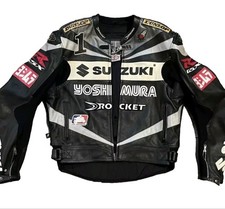 GIACCA DA CORSA IN PELLE NERA