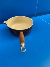 ⚜️ CASSEROLES A BEC LE CREUSET  Poêlons N°20 EN FONTE MARRON Proche du neuf