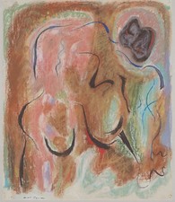 André MASSON : Nu bleu -