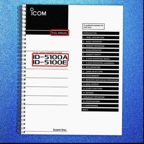 Icom 5100a 5100e dual - id-5100a, id-5100e