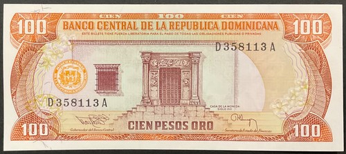 100 pesos oro 1994 banco - 1994,