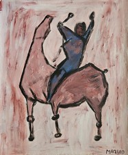 Quadro olio su tela firmato