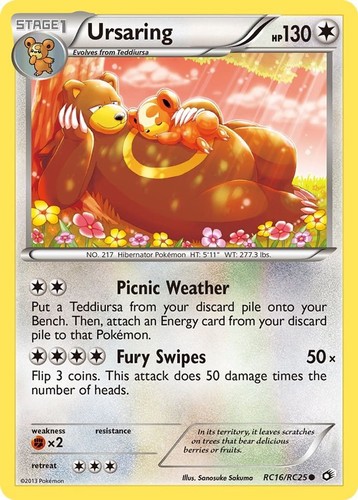 Ursaring rc16 rc25 pokemon - -,