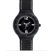 NUOVO OROLOGIO CONFEZIONE ORIGINALE BREIL HIP HOP EFFETT MORBIDO NERO UOMO DONNA