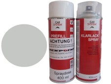 Bomboletta Spray Set Ogni 400ml Vernice Base Ral 7035 Grigio Luminoso + 1K Auto