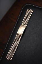 Genuine vintage Omega beads of rice gold plated bracelet ref. 1036