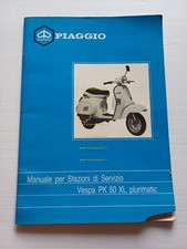 Piaggio VESPA PK 50 XL Plurimatic 1987 manuale officina originale italiano