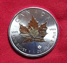 MONETA CANADA ELISABETTA II 5 DOLLARI 2017 ONCIA ARGENTO 999 