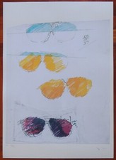 MARIO SCHIFANO silkscreen 1997