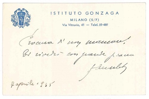 1935 milano via - 1935, vitruvio