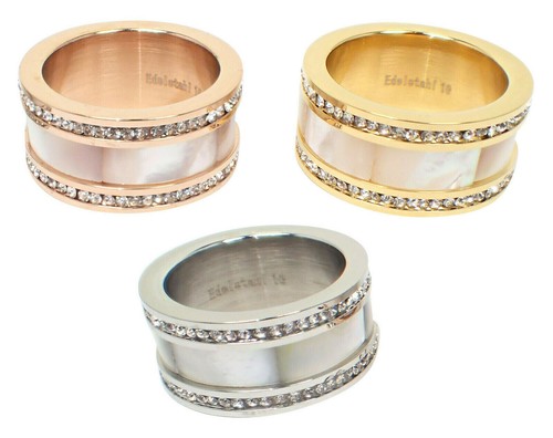 Anello acciaio donna rosa - anello, in