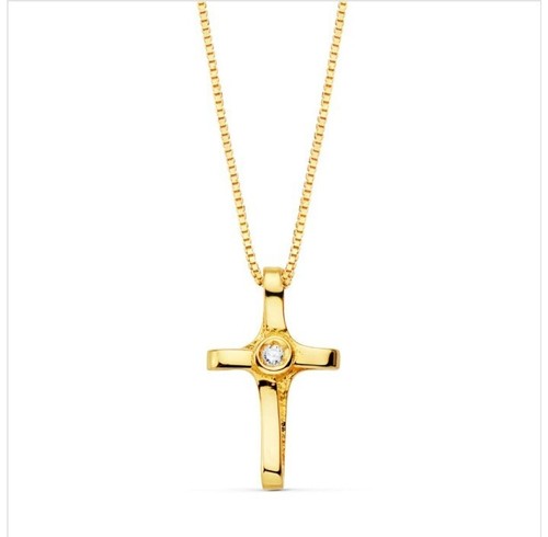 Collana oro 18k 750 mls - 750, croce