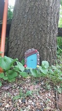 Blue Outdoor Fairy Door For