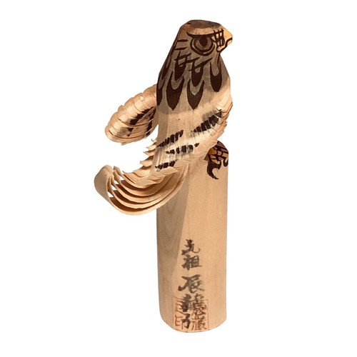 Totem falco legno - totem,