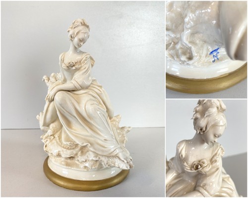 Statuina figura porcellana - figura,