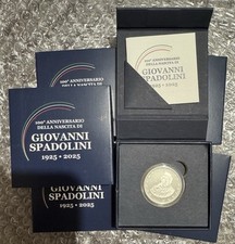 5 euro Spadolini argento