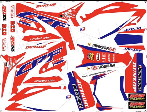 Grafiche honda crf 2011 2012 - honda, 2011-2012