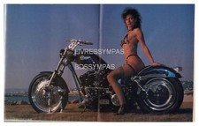 1991 DOCUMENT (ref Csu 22) MOTO : HARLEY DAVIDSON POSTER  2p
