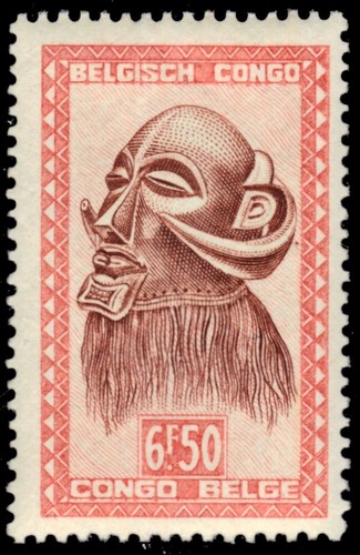 Belgian congo 251 sculture - congo,