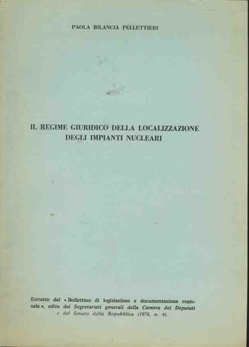 Regime giuridico della - regime,