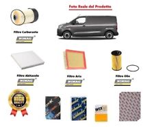 Kit 4 Filtri Tagliando per Opel Vivaro B X82 1.6 CDTi