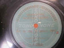 10" 78 rpm RECORD ZONOPHONE