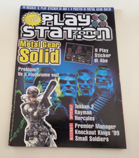 PLAYSTATION ZONE 5 1999 METAL GEAR GUIDA + 4 POSTER SMALL SOLDIERS RAYMAN NO ABE