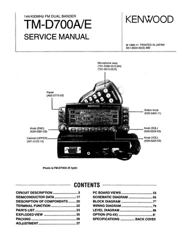 Manuale servizio per - manuale,