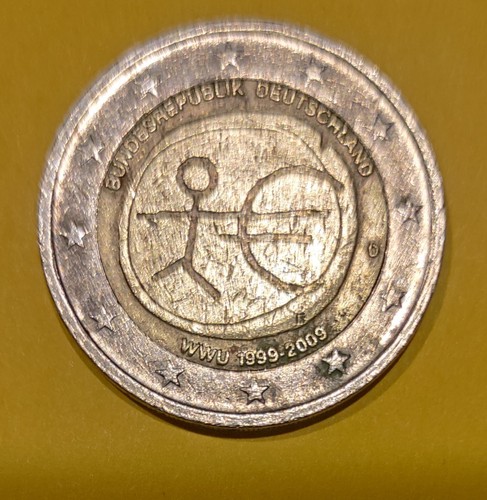 Moneta due euro - euro, germania