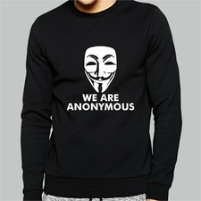 Felpa Uomo ANONYMOUS expect us