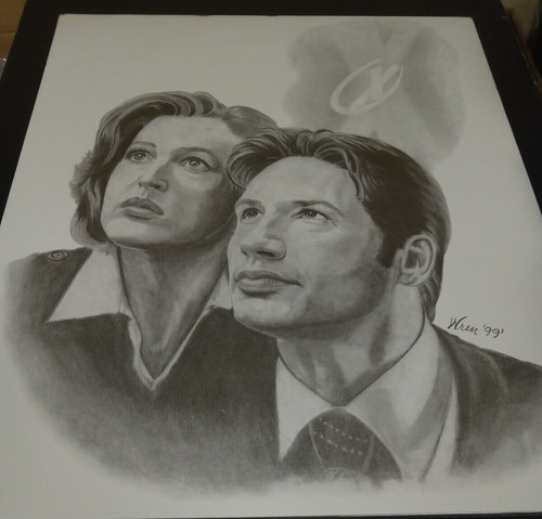 Stampa schizzo david duchovny - stampa,
