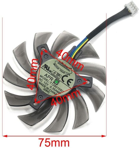 75mm t128010su fan for - t128010su,