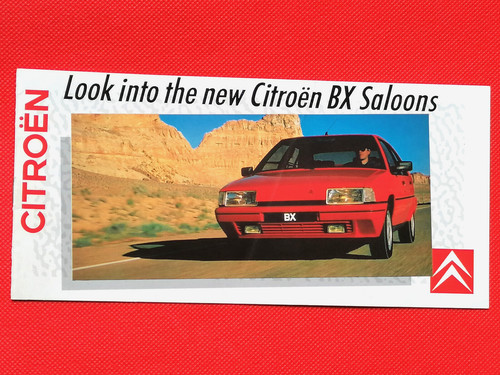 Brochure vendita citroen - vendita, bx