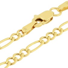 10K Oro Giallo 2.5mm Figaro