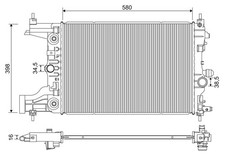 VALEO 701244 Radiatore